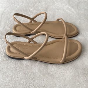 J. Crew Menorca padded leather slingback sandal